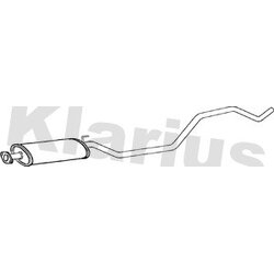 Centre Muffler KLARIUS GM707L OE Ref 13311629