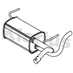 Centre Muffler KLARIUS GM721Q OE Ref 13329585