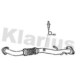 Exhaust Pipe KLARIUS GM732B OE Ref 93168454