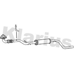 Centre Muffler KLARIUS GM737T OE Ref 95507077