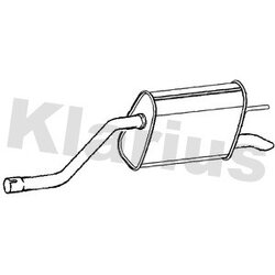 Rear Muffler KLARIUS GM747D OE Ref 95509446