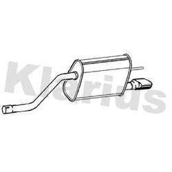 Rear Muffler KLARIUS GM748C OE Ref 9550447