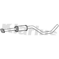 Centre Muffler KLARIUS GM759K OE Ref 13408202