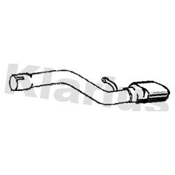 Exhaust Pipe KLARIUS GM763E OE Ref 13370143