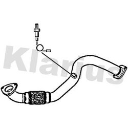 Exhaust Pipe KLARIUS GM771T OE Ref 854716