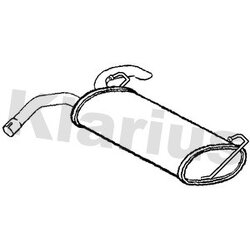 Rear Muffler KLARIUS GM774M OE Ref 42663976