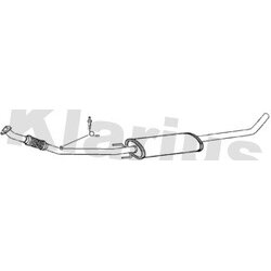 Centre Muffler KLARIUS GM781D OE Ref 863077