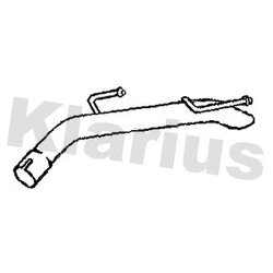 Exhaust Pipe KLARIUS GM782C OE Ref 13352130