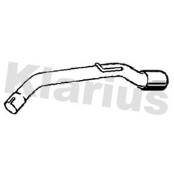 Exhaust Pipe KLARIUS GM783B OE Ref 13448441