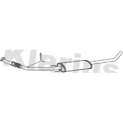 Centre Muffler KLARIUS GM784A OE Ref 863079
