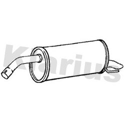 Rear Muffler KLARIUS GM785X OE Ref 13352128