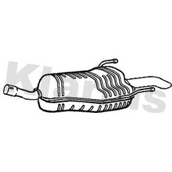 Rear Muffler KLARIUS GM788T OE Ref 13116519