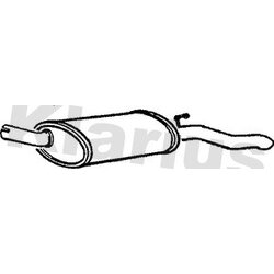Rear Muffler KLARIUS GM7X OE Ref 852038
