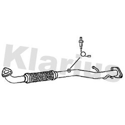 Exhaust Pipe KLARIUS GM804V OE Ref 93168451