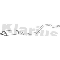 Rear Muffler KLARIUS GM842M OE Ref 22936179
