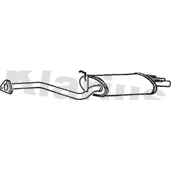 Rear Muffler KLARIUS HA130H OE Ref 18307SF9E02