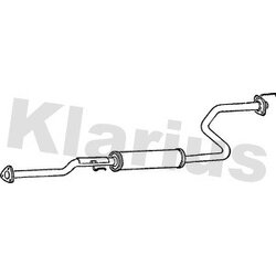 Centre Muffler KLARIUS HA226Q OE Ref 8671015047