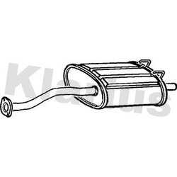 Rear Muffler KLARIUS HA230K OE Ref 18030SO3E10