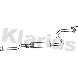 Centre Muffler KLARIUS HA232H OE Ref 18220S04E91