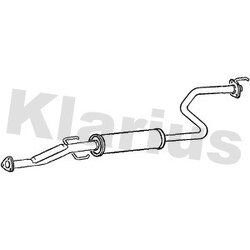 Centre Muffler KLARIUS HA237B OE Ref 18220ST3G60