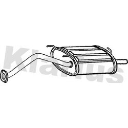 Rear Muffler KLARIUS HA243Q OE Ref 18307ST3E70