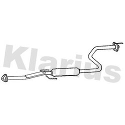 Centre Muffler KLARIUS HA248J OE Ref 18220SR3A73