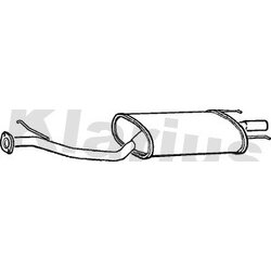 Rear Muffler KLARIUS HA257W OE Ref 8671005188