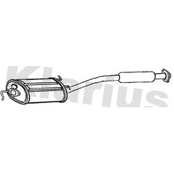Centre Muffler KLARIUS HA267G OE Ref 18030SX0010