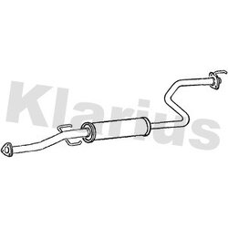 Centre Muffler KLARIUS HA271B OE Ref 18220ST3G41