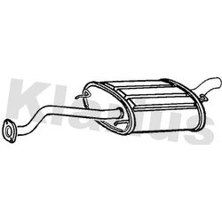 Rear Muffler KLARIUS HA274W OE Ref 18030S1EE60