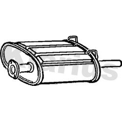 Rear Muffler KLARIUS HA283H OE Ref 8671014778