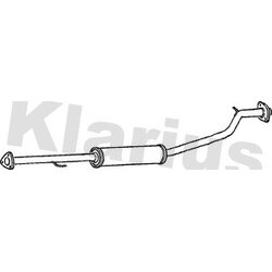 Centre Muffler KLARIUS HA284G OE Ref 18220S10A02