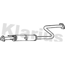 Centre Muffler KLARIUS HA286D OE Ref 18220S30A32