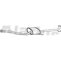 Centre Muffler KLARIUS HA291W OE Ref 8671015250
