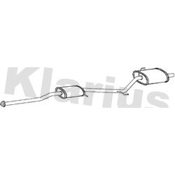 Rear Muffler KLARIUS HA325W OE Ref 18030SEA000