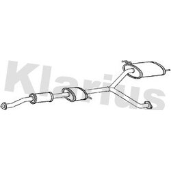 Rear Muffler KLARIUS HA334H OE Ref 18030SEAJ01