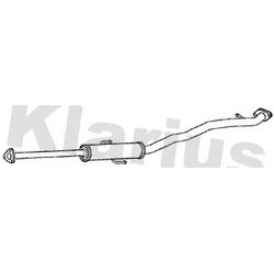 Centre Muffler KLARIUS HA336E OE Ref 18220SCAE05