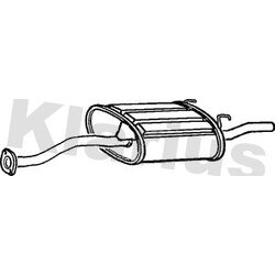 Rear Muffler KLARIUS HA347M OE Ref 18030S01E10