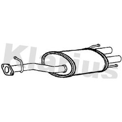 Rear Muffler KLARIUS HA348L OE Ref 18030S30980