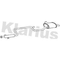Rear Muffler KLARIUS HA365L OE Ref 18030SEGE01