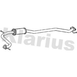 Centre Muffler KLARIUS HA377V OE Ref 18220SMGE11
