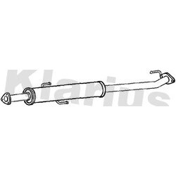 Centre Muffler KLARIUS HA393W OE Ref 18220SKNE01