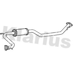 Centre Muffler KLARIUS HA401J OE Ref 18220TF0J31