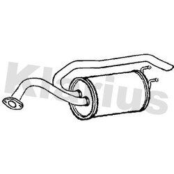 Rear Muffler KLARIUS HA402H OE Ref 18307TF0013