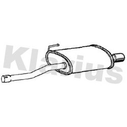 Rear Muffler KLARIUS HA404E OE Ref 18030-SED-000
