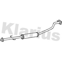 Centre Muffler KLARIUS HA406C OE Ref 18220SWWE01