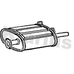 Rear Muffler KLARIUS HA407B OE Ref 18307SWWE01