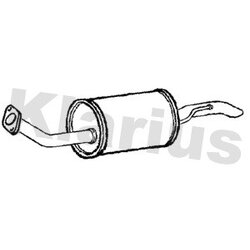 Rear Muffler KLARIUS HA418J OE Ref 18307TM8023