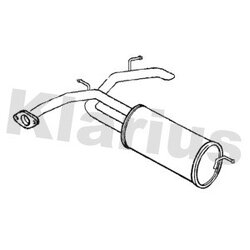 Rear Muffler KLARIUS HA420G OE Ref 18307TV0E01