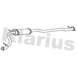 Centre Muffler KLARIUS HA452J OE Ref 18220T5A003